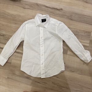 Crew cuts Ludlow Classic White Boys Shirt Size 4-5